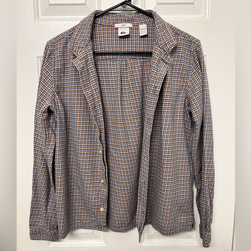 O’Neil women’s flannel- tag size is Large but fits like a medium